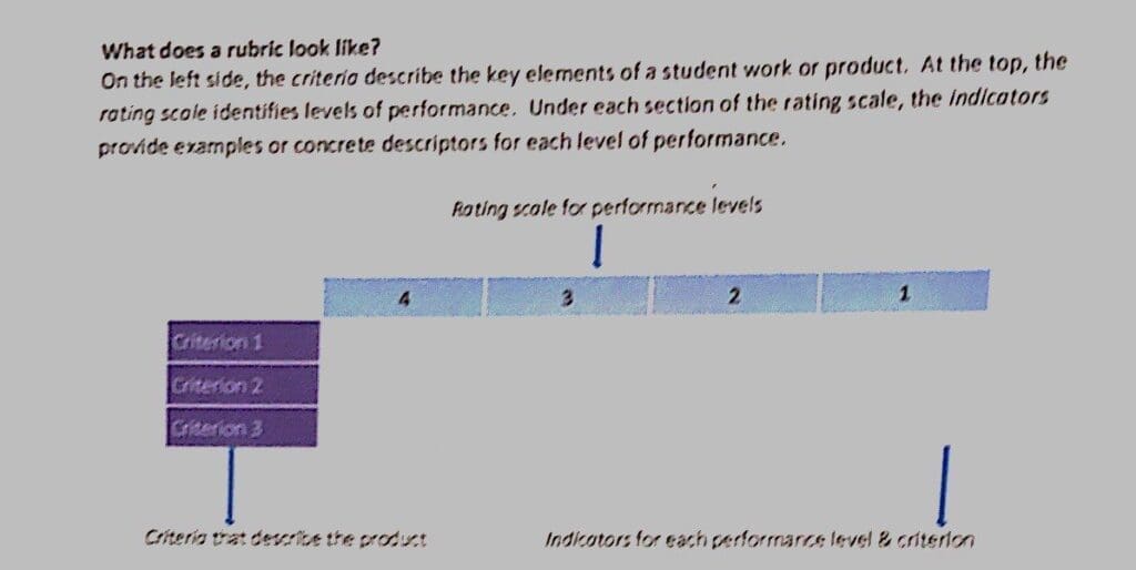 What a Rubric Looks Like Image
