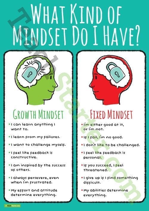 Growth and Fixed Mindset Poster Image
