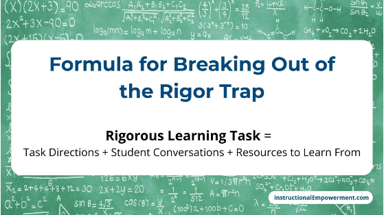 Breaking Out of the Rigor Trap